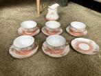 Antiek servies in fijn Limoge-porselein, Ophalen, Gebruikt, Overige stijlen, Kop(pen) en/of Schotel(s)