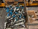 Lot pijpmateriaal buizen afsluiters etc meeste RVS, Ophalen