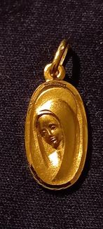 Pendentif vierge marie plaqué or., Comme neuf, Or, Enlèvement ou Envoi, Or