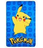 Pokemon Fleece Deken - Pikachu Fleecedeken, Blauw, Nieuw, Ophalen of Verzenden, Deken of Dekbed