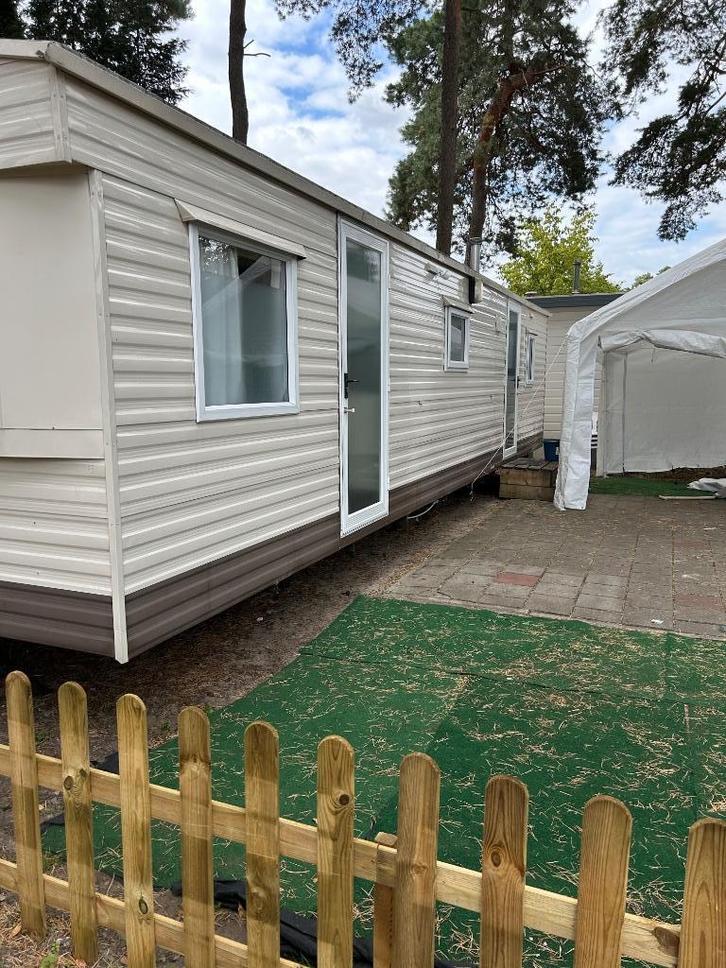 Te koop stacaravan, Caravans en Kamperen, Stacaravans, meer dan 6, Ophalen