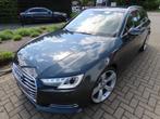 Audi A4 Avant 2.0TDi (150pk) leder/navi/led/S-line look/'17, Auto's, 1995 cc, A4, Zwart, 5 deurs