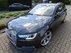 Audi A4 Avant 2.0TDi (150pk) leder/navi/led/S-line look/'17, 5 places, Carnet d'entretien, Noir, Break