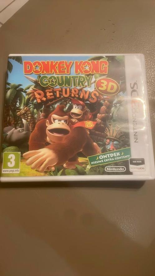 Donkey Kong Country Returns 3D, Games en Spelcomputers, Games | Nintendo 2DS en 3DS, Zo goed als nieuw, Overige genres, Vanaf 3 jaar