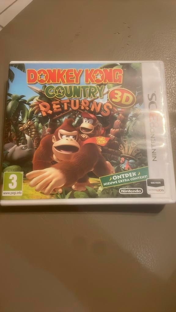 Donkey Kong Country Returns 3D, Games en Spelcomputers, Games | Nintendo 2DS en 3DS, Zo goed als nieuw, Overige genres, Vanaf 3 jaar