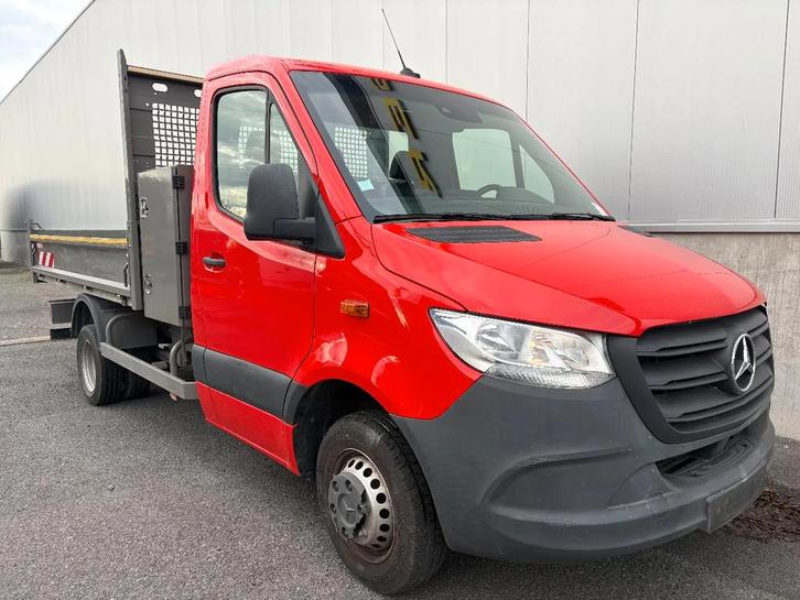 Mercedes-Benz Sprinter 514 *Kipper*Trekhaak*OpenLaadbak*Airc, Auto's, Bestelwagens en Lichte vracht, Bedrijf, Te koop, Airconditioning