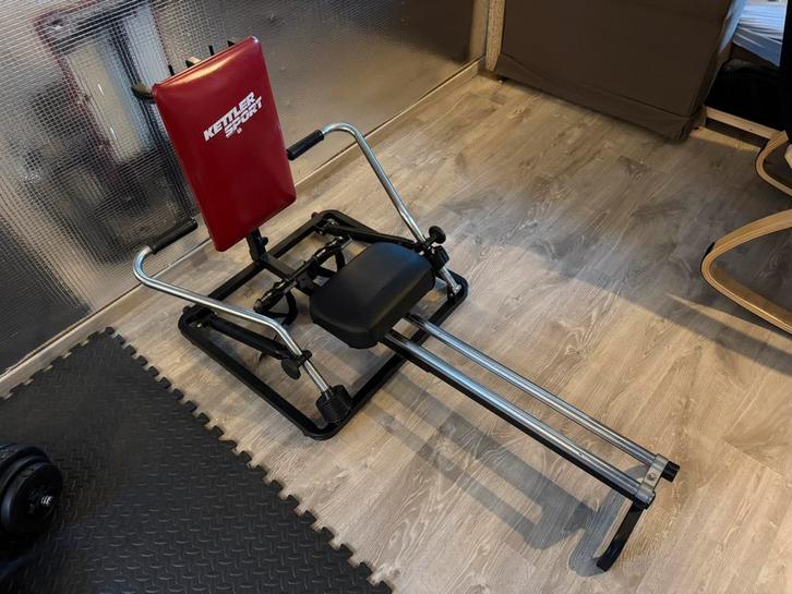Kettler Roeitrainer - Perfect voor thuis!, Sports & Fitness, Appareils de fitness, Utilisé, Rameur, Bras, Métal, Enlèvement