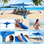 Strandtent zonnescherm partytent windscherm schaduwplek, Overige typen, Nieuw, Ophalen of Verzenden, 150 tot 300 cm