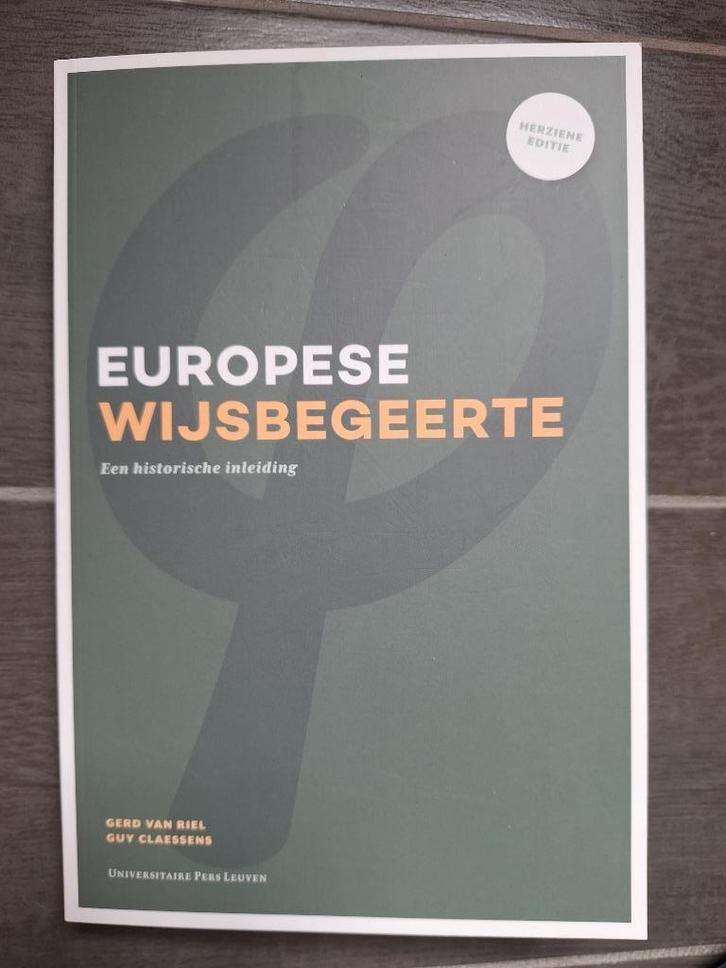 Europese Wijsbegeerte - Gerd Van Riel, Guy Claessens, Boeken, Schoolboeken, Nieuw, Ophalen of Verzenden