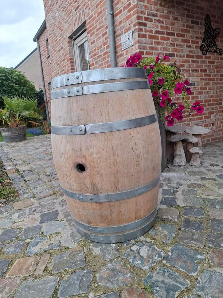 Super kwaliteit bleke geschuurde Bordeaux wijntonnen, Tuin en Terras, Tuinwanddecoratie, Ophalen
