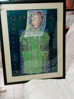 Oeuvre de Jean-Pierre Hendrickx sous cadre (99x78cm), Antiek en Kunst, Ophalen