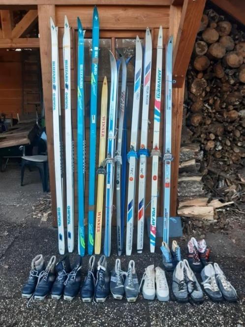 langlaufski's , schoenen , stokken, Sport en Fitness, Skiën en Langlaufen, Zo goed als nieuw, Ski's, Langlaufen, Atomic, 180 cm of meer