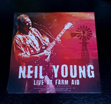 LP - Neil Young - Live At Farm Aid (nieuw) beschikbaar voor biedingen