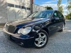 Mercedes C200 CDI Avantgarde Xenon Zetelverwarming 2001, Auto's, Stof, Zwart, Blauw, Bedrijf
