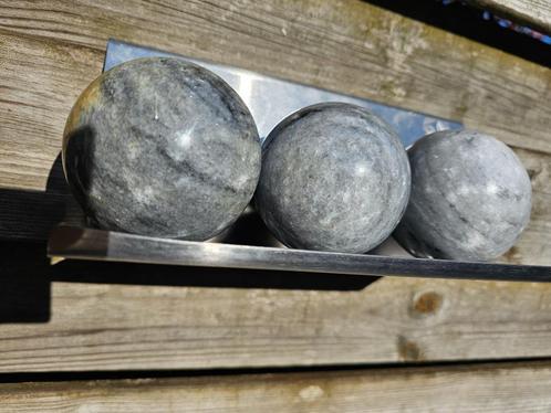 Large 8Cm--gepolijste, Mineralen ballen, Marmer, Edelsteen,, Verzamelen, Mineralen en Fossielen, Mineraal, Verzenden
