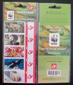 2008 - 5 duostamp - WWF - PANTHERE -PANDA -PAPILLION - OURS, Ophalen of Verzenden, Postfris