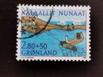 Groenland 1986 - sport - watersport - toeslagzegel, Postzegels en Munten, Ophalen of Verzenden, Denemarken, Gestempeld