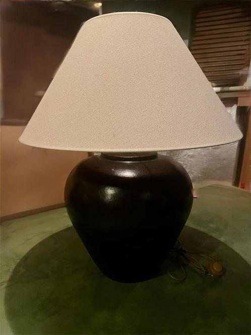 Koloniaal-stijl tafellamp 80 cm, Huis en Inrichting, Lampen | Tafellampen, Gebruikt, 75 cm of meer, Ophalen