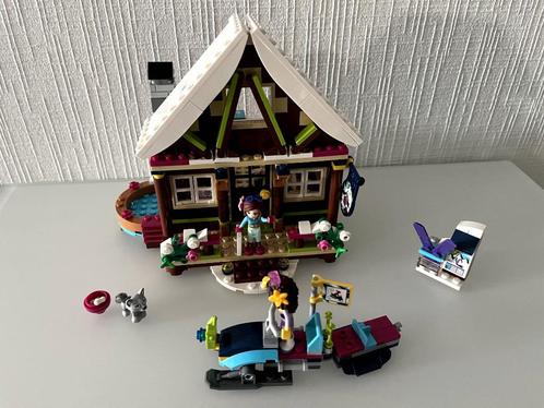 Lego friends 41323 Skihut, Kinderen en Baby's, Speelgoed | Duplo en Lego, Zo goed als nieuw, Lego, Complete set, Ophalen of Verzenden