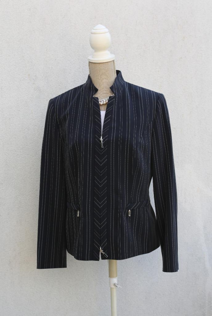 Blazer T42 van Gerry Weber, Kleding | Dames, Jasjes, Kostuums en Pakken, Zo goed als nieuw, Maat 42/44 (L), Blauw, Ophalen of Verzenden