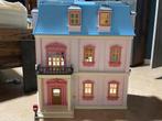 Playmobil: Roze herenhuis met interieur en popetjes set 5303, Kinderen en Baby's, Speelgoed | Playmobil, Ophalen, Gebruikt, Complete set