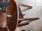 Art Deco kaarttafel cafetafel met vakken onderaan voor bier, Verzamelen, Ophalen of Verzenden, Zo goed als nieuw
