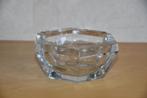 Twee gegoten kristallen asbakken, Ophalen of Verzenden, Zo goed als nieuw, Asbak