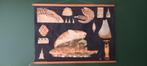 Vintage biologische schoolposter „Roussette”, Ophalen of Verzenden