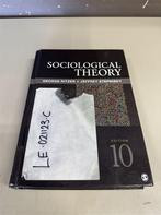 George Ritzer - Jeffrey Stepnisky - Sociological Theory Edit, Boeken, Studieboeken en Cursussen, Ophalen of Verzenden, Gelezen