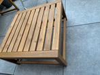 Table basse jardin, Tuin en Terras, Tuintafels, Ophalen, Zo goed als nieuw, Vierkant, Hout