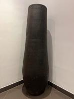 Grand vase 155cm bois de palmier noir, Comme neuf, Noir, Autres matériaux, 75 cm ou plus