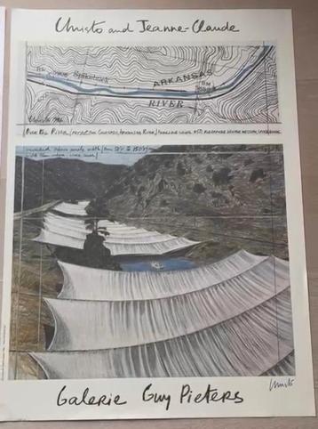 Christo & Jean-Claude - Over The River - Gesigneerd beschikbaar voor biedingen