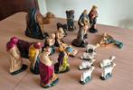 21 antieke kerstbeelden, Diversen, Ophalen, Gebruikt