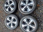 4 velgen Peugeot 3008 5008, winterbanden 225/55/18 tpms, Auto-onderdelen, Banden en Velgen, Ophalen, Winterbanden, Band(en)