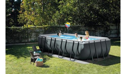 Zwembad Intex 549 x 274 x 132 cm, Tuin en Terras, Zwembaden, Gebruikt, 120 cm of meer, 400 cm of meer, 200 tot 300 cm, Rechthoekig