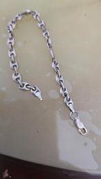 Zilver koffiebonen armband gestempeld jaar 90, Bijoux, Sacs & Beauté, Bracelets, Enlèvement ou Envoi, Comme neuf, Argent, Argent