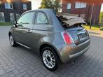 FIAT 500 CABRIO / AUTOMAAT! / GEKEURD!, Auto's, 1242 cc, Cabriolet, Leder, Grijs