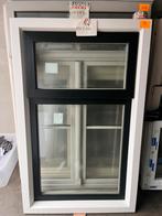 Fenêtre moderne en PVC — vert pin et blanc — 96 x 156 cm, Enlèvement, Comme neuf, Blanc