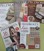 Lot Handwoven en Piecework magazines, Livres, Enlèvement ou Envoi, Comme neuf