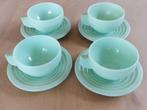 Art deco jade glas tasjes, Antiek en Kunst, Ophalen