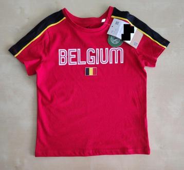 Voetbalshirt België, maat 116 (nieuw)