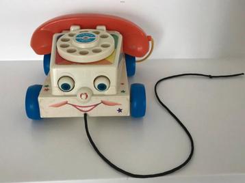 Retro vintage Fisher price telefoon telephone beschikbaar voor biedingen