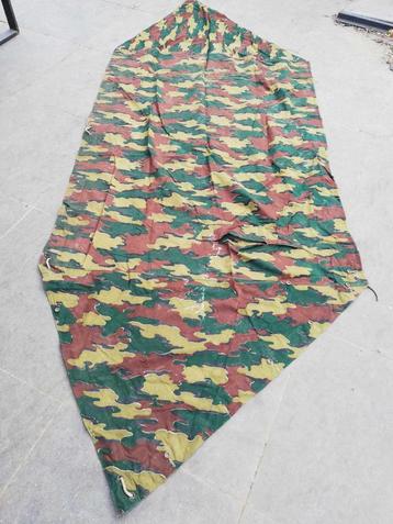 Demi toile de tente armée belge modèle Jig Saw