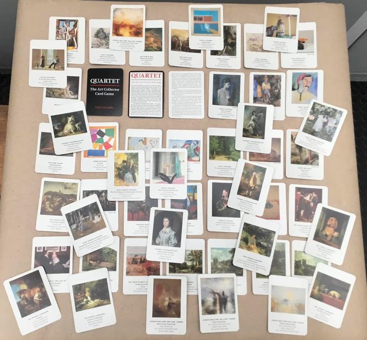 Jeu de cartes Quartet The Art Collector, Tate Gallery, Collections, Cartes à jouer, Jokers & Jeux des sept familles, Comme neuf