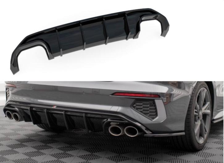 Audi A3 S3 8Y Maxton Diffuser + Akra look Einddemper Delete, Autos : Divers, Tuning & Styling, Enlèvement ou Envoi
