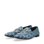 Gucci GG Brixton 37,5 instappers, Kleding | Dames, Schoenen met lage hakken, Blauw, Ophalen of Verzenden, Gucci