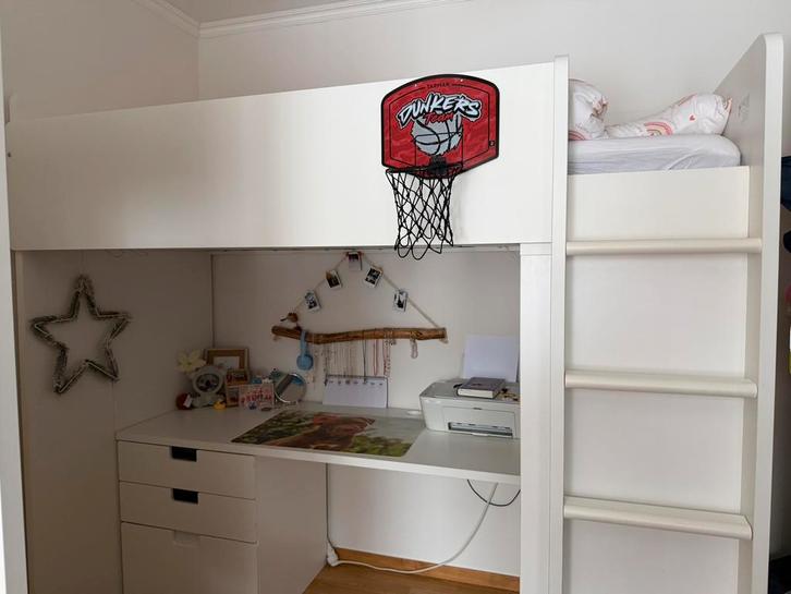 Hoogslaper, Kinderen en Baby's, Kinderkamer | Stapelbedden en Hoogslapers, Zo goed als nieuw, Hoogslaper, Ophalen