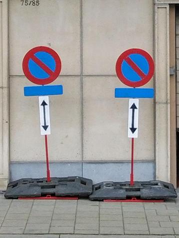 TE HUUR - Set Parkeerborden E1 Parkeerverbod - €20 / 3 Dagen, Doe-het-zelf en Bouw, Ophalen of Verzenden, Zo goed als nieuw