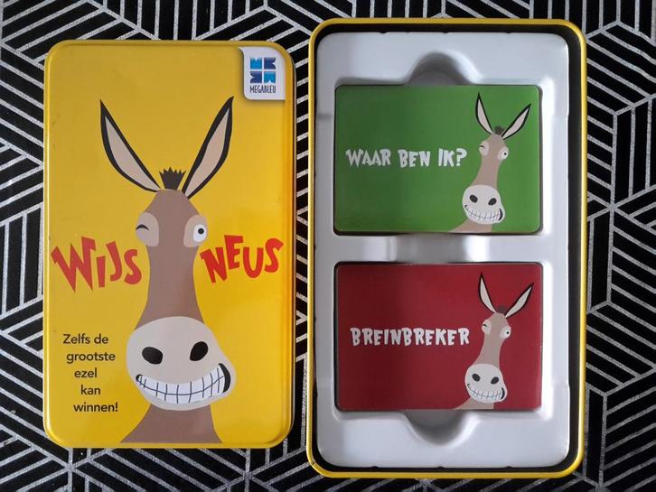 Nieuw spel Wijsneus, 2+ spelers, 8+, + 1 gratis promo, Hobby en Vrije tijd, Gezelschapsspellen | Kaartspellen, Nieuw, Ophalen of Verzenden