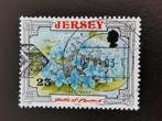 Jersey 2002 - bloemen - Hortensia, Ophalen of Verzenden, Gestempeld